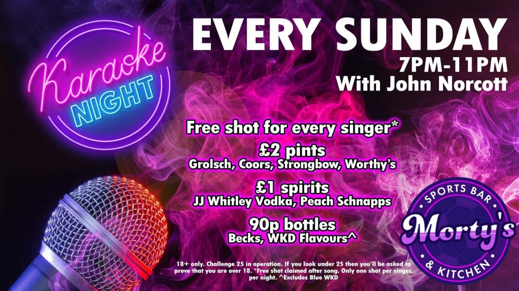 Morty's Karaoke sunday